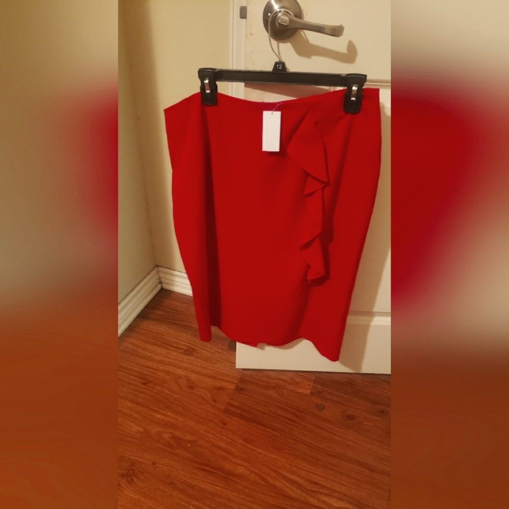 Red skirt